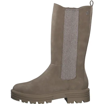 Produktbild von s.Oliver Damen Chelsea Boot Stiefelette Plateausohle 5-25404-29, Größe:41 EU, Farbe:Braun
