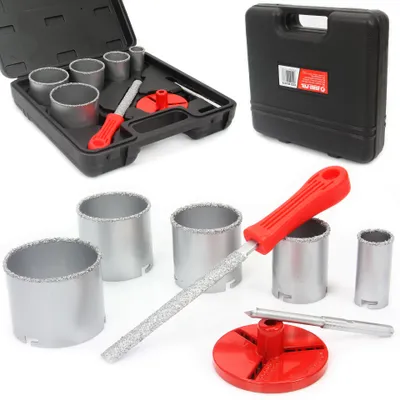 Obrázek produktu pro MAR-POL Wolframové vykružovací korunky sada 8 ks, 33-83 mm M22578