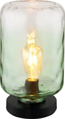 Produktbild von Globo Lighting Tischleuchte Metall schwarz matt, 1x E27