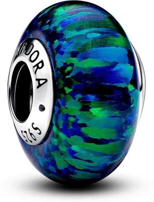 Immagine prodotto di PANDORA Charm MOMENTS Verde Opale Silber 791691C04
