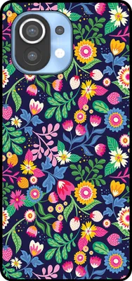 Image de Coque Smartphonica pour Xiaomi Mi 11 avec fleurs
print - TPU back cover case flower design