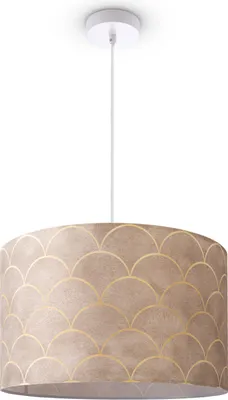 Produktbild von Deckenlampe Wohnzimmer Pendelleuchte Esstisch Lampenschirm Stoff Modern Abstrakt