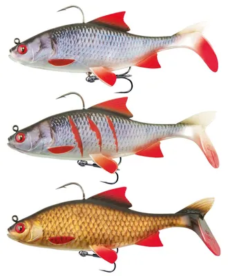Produktbild von Fox Rage Replicant Realistic Roach - Gummifisch, Farbe:super hot roach, Länge / Gewicht:18cm - 85g