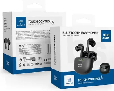 Image de Blue Star casque stéréo sans fil TWS T60 noir