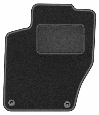 Productafbeelding van Velours bestuurdersmat voor Peugeot 308 I 2007-2013 (hatchback/stationwagen) – grafiet, op maat – Wielganizator LUX