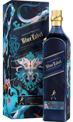 Immagine prodotto di Johnnie Walker Blue Label James Jean YEAR OF THE WOOD DRAGON 2024 40% Vol. 0,7l in confezione regalo