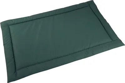 Zdjęcie produktu dla Wodoodporne legowisko dla psa rozmiar 100x60 cm – trwałe, łatwoczyszczące, codura, mata dla małych, średnich i dużych psów, do domu i na zewnątrz – kolor butelkowa zieleń
