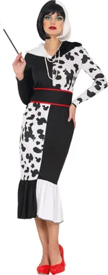 Produktbild von Elegante Dalmatiner Schurkin Damenkostüm