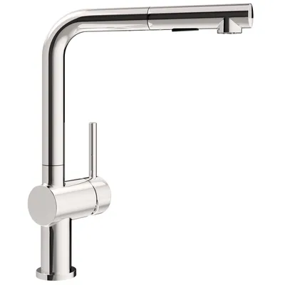 Produktbild von CECIPA Küchenarmatur Ausziehbar, Küchenhahn mit Dusche, Hochdruck Mischbatterie 2 Strahlarten, Edelstahl 360° drehbar für Ein- & Doppelspüle