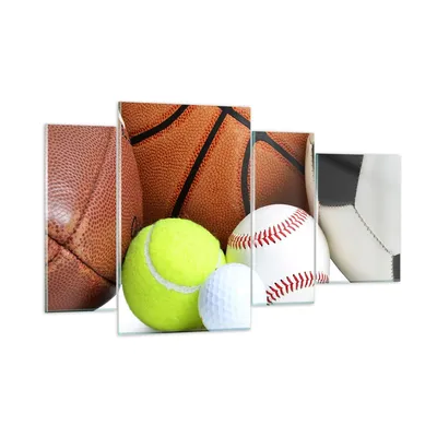 Produktbild von Bilder auf glas - Fußball Ball Sport Golf - 120x70cm - Glasbilder - Wandbilder - Kunstdruck - zum Aufhängen bereit - Wanddekoration aus Glas - Glas Bilder - Wandbild auf Glas - GDL120x70-2793