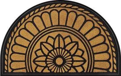 Obrázok produktu pre Protiskluzová rohož 45 x 75 cm, odolná, žltá, do exteriéru