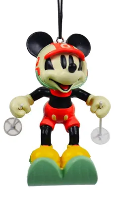 Zdjęcie produktu dla Ozdoba 3D Mickey Ski 7 x 9 x 9,5 cm Ozdoba świąteczna Disney