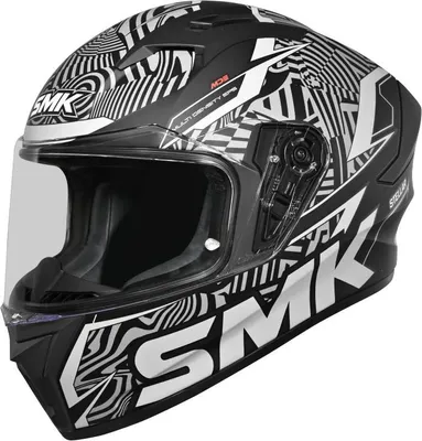 Produktbild von SMK STELLAR FURY Integralhelm S in schwarz/weiß