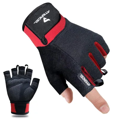 Productafbeelding van Trainingshandschoenen, rood, maat XL, voor gewichtheffen, geschikt voor fitness
