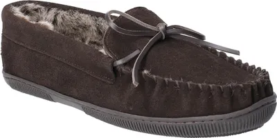 Immagine prodotto di Hush Puppies - Pantofole da uomo "Ace", pelle FS6637 (47 EU) (cioccolato)