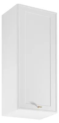 Produktbild von Hoher Küchenoberschrank SALERNO – Breite 45 cm, weiß