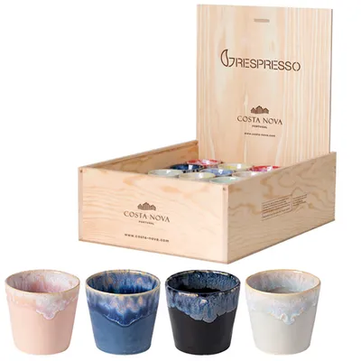 Produktbild von COSTA NOVA - Set 24teilig Kaffeebecher lungo bunt
