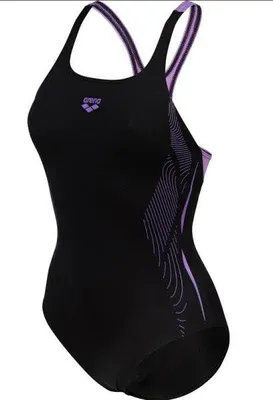 Produktbild von arena Badeanzug Damen Womens Swimmsuit Swim Pro, Farbe:Schwarz, Größe:34