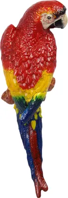 Produktbild von Eisenfigur Papagei Ara Statue Figur Skulptur Eisen Antik-Stil 35cm (a)