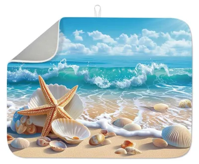 Productafbeelding van Microvezel Strand Droogmat 65 × 48 cm met Absorberende Functie