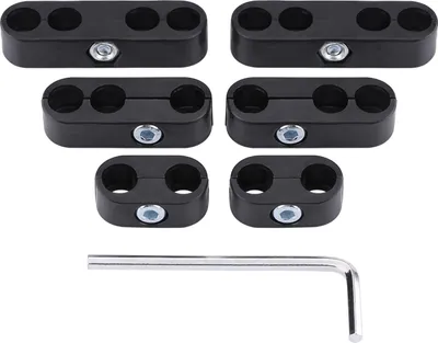 Image de 7 mm 8 mm Séparateur de fil de bougie pour Chevy Ford & Mopar Black