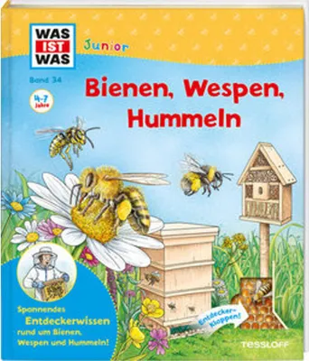 Produktbild von WAS IST WAS Junior Band 34 Bienen, Wespen, Hummeln