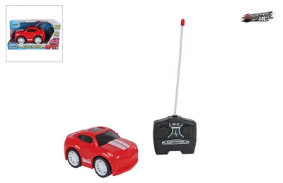 Image de Voiture télécommandée RC Roadstar rouge 27MHz 13,5cm