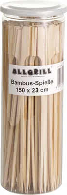 Obrázok produktu pre Allgrill 150 bambusových špízov na grilovanie, BBQ a finger food 23 cm