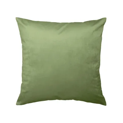 Obrázek produktu pro SCANquilt povlak na dekorační polštář VELVET olivová 100% polyester 50 x 50 cm