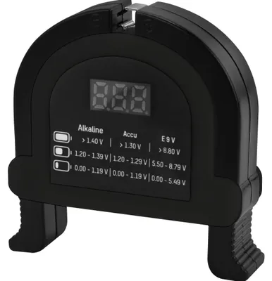 Image de ANSMANN 4000001 Testeur de piles avec affichage numérique de la tension par LED