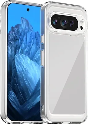 Productafbeelding van Hoesje voor Google Pixel 9 / 9 - Achterkant Phonesta, acryl en hybride materiaal - Transparant