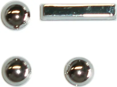 Produktbild von Hermann Schütz 3D-Relief-Chrome-Sonderzeichen Bogengröße: 80x50mm 4 Motive