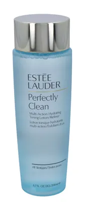 Produktbild von Estée Lauder Perfectly Clean Multi-Action Toning Lotion/Refiner, Reinigungslösung, Frauen, Universal, Exfoliation, Glättend, Flasche, Water\Aqua\Eau, Alcohol Denat., Glycerin, Butylene Glycol, Hypnea Musciformis (Algae) Extract,...