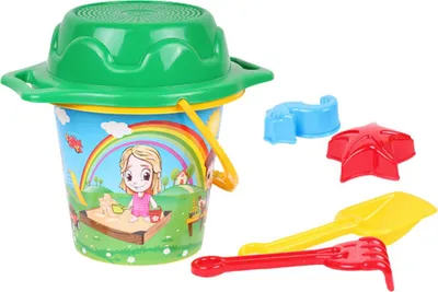 Obrázok produktu pre Súprava na piesok - formička, lopatka, hrabličky, sitko 1448