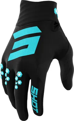 Obrázok produktu pre Motokrosové rukavice Shot Contact, čierno-modré, 8