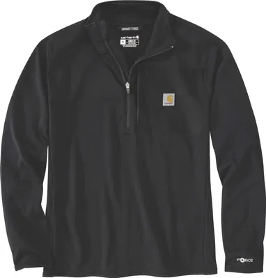 Produktbild von Carhartt Herren Sweatshirt Mock Neck Half-Zip T-Shirt | 106423, Farbe:black, Größe:L