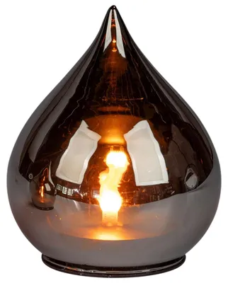Produktbild von formano LED Deko Tropfen 15cm aus Farbglas mit Timer 6h/18h Ambientbeleuchtung