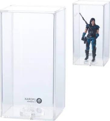 Produktbild von 6x Morax MAGNETO - ACRYL CASE - Vintage / Modern Star Wars Figurens incl. Stand MS-18180