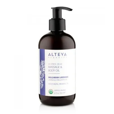 Produktbild von Massage Körperöl entspannend aus Lavendel Alteya 125 ml