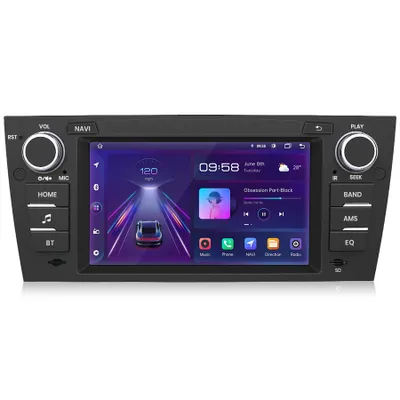 Obrázok produktu pre 9''WIFI BT 1+32G 4Core GPS SWC RDS rádio DAB NAVI pre BMW E90 Android12 fm USB
