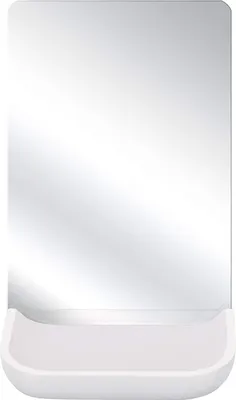 Produktbild von Kleine Wolke Tray Mirror, Freistehend, Rechteckig, Weiß, Glas, Polyresin, 1x, 173 mm