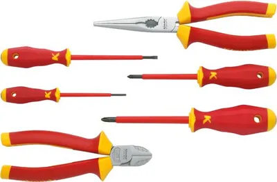 Produktbild von KLAUKE Zangen-Schraubendreher-Set KL306IS 6-teilig