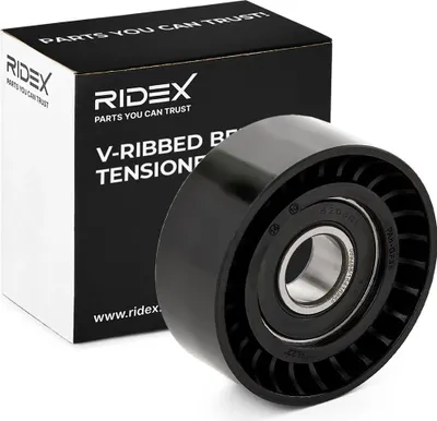Produktbild von RIDEX 310T0478 Spannrolle Keilrippenriemen für MINI Schrägheck (R56) passend für PEUGEOT 2008 Kombi (CU) 207 (WA, WC) 207 CC (WD) für CITROËN BERLINGO