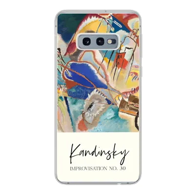 Produktbild von MuchoWow® Handyhülle Schutzhülle Hülle für Samsung Galaxy S10e Improvisation Nr. 30 - Wassily Kandinsky - Kunst Silikon Softcase Handy Hülle - Handy