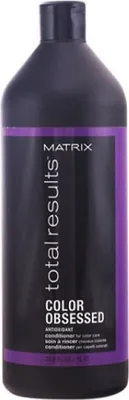 Productafbeelding van Matrix Total Results Color Obsessed, voor dames, professionele conditioner, voor gekleurd haar, geschikt voor zwart, blond, bruin en rood haar, intensiverende kleur, revitaliserend, glanzend, 1000 ml