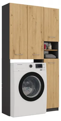 Immagine prodotto di Mobile da bagno, antracite / rovere Artisan, 96 x 180 x 30 cm