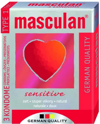 Produktbild von masculan Kondome sensitive 3 Stück