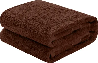 Produktbild von Waschhandschuh, Gästetuch, Handtuch, Duschtuch, Badetuch, Saunatuch aus Frottee, Größe:Waschhandschuh 15x21cm, Farbe:Dunkelbraun