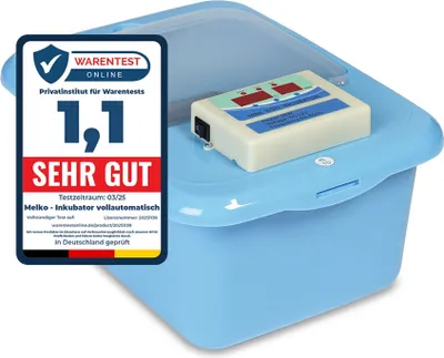 Produktbild von Melko Inkubator vollautomatisch Brutmaschine Flächenbrüter Brutschrank - 18 Eier