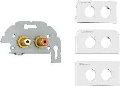 Produktbild von Kindermann 7456000410 2 x RCA Grau